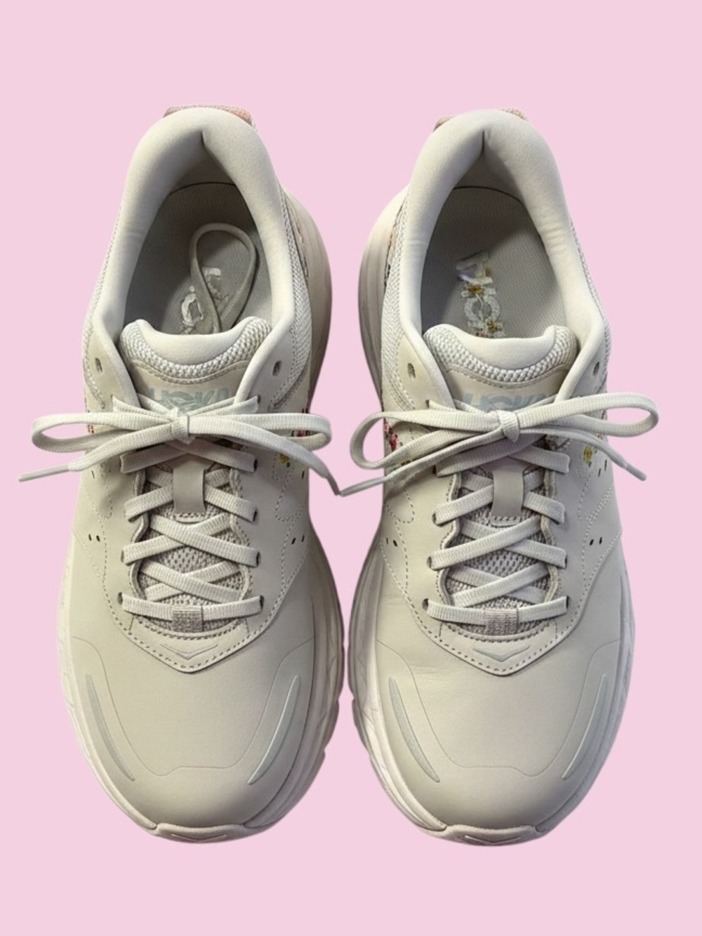 🌸🎀🌸HOKA🎀Bondi Limited Edition Floral Embroidered Sneakers🎀WMN’S 12🎀Like New!🌸🎀🌸 - Picture 7 of 7